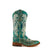 Ferrini Ladies Turquoise Leather Southern Charm S-Toe Cowboy Boots