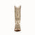 Ferrini Ladies Distressed White Leather Bliss V-Toe Cowboy Boots