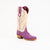 Ferrini Womens Purple Leather Candy V-Toe 13in Cowboy Boots