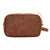 American West Retro Romance Antique Brown Leather Dop Shaving Kit