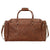 American West Retro Romance Antique Brown Leather Rodeo Bag