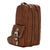 American West Retro Romance Antique Brown Leather Mens Boot Bag