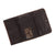 American West Midnight/Copper Leather Concho Trifold Wallet