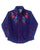 Rockmount Kids Girls Purple 100% Cotton Floral Embroidered Western L/S Shirt