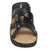 Shaboom Womens Black Sandal Slides Faux Leather