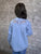 Rockmount Kids Girls Blue 100% Cotton Flying Swallow Denim L/S Shirt
