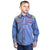 Rockmount Kids Boys Denim 100% Cotton Floral Embroidery Vintage L/S Shirt