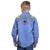 Rockmount Kids Boys Denim 100% Cotton Floral Embroidery Vintage L/S Shirt