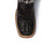 Ferrini Ladies Black Leather Caiman Print S-Toe Stampede Cowboy Boots