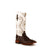 Ferrini Ladies Chocolate Leather Caiman S-Toe Rancher Cowboy Boots