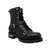 Ride Tecs Mens Black Leather Motorcycle Boots
