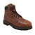 AdTec Mens Light Brown 6in Comfort Work Boot Leather Round Toe