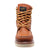 AdTec Mens Brown 6in Moc Toe Work Boots Leather
