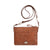 American West Trail Rider Brown Leather Hip Crossbody Bag