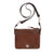 American West Trail Rider Light Brown Leather Hip Crossbody Bag