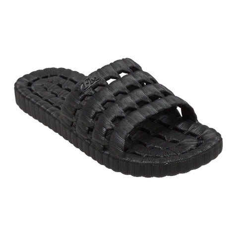 Tecs Mens Black Relax Sandals PVC