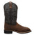 AdTec Mens Black/Brown 12in Western Work Boots Leather
