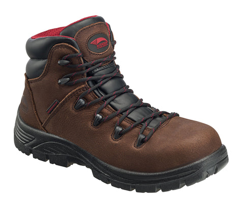 Avenger Mens Comp Toe WP Work Boot W Brown Leather