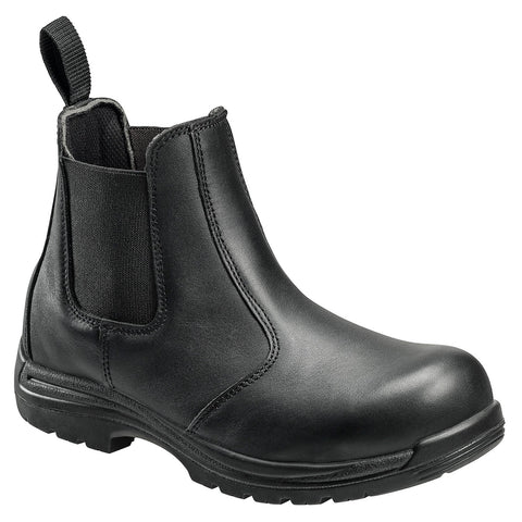 Avenger Mens Composite Toe EH Romeo M Black Leather Waxy Boots