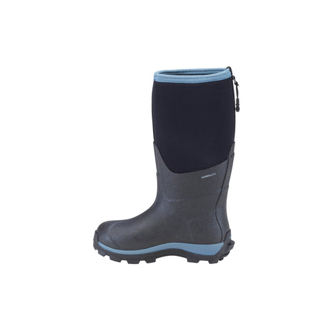 Dryshod Arctic Storm Kids Childrens Foam Black/Blue Winter Boots
