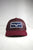 Kimes Ranch Unisex All Mesh Trucker Baseball Cap Burgundy Cotton Blend