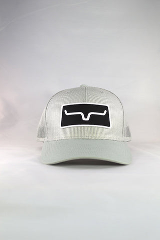Kimes Ranch Unisex All Mesh Trucker Baseball Cap Silver Cotton Blend