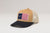 Kimes Ranch Unisex American Trucker Baseball Cap Brown Cotton Blend