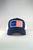 Kimes Ranch Unisex American Trucker Baseball Cap Navy/White Cotton