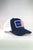 Kimes Ranch Unisex American Trucker Baseball Cap Navy/White Cotton