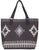 Scully Womens Gray Multi Polyester Aztec Handbag
