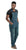 Berne Mens Granite Cotton Blend Highland Unlined Washed Flex Denim Bib Overall