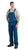 Berne Mens Light Denim 100% Cotton Vintage Washed Denim Bib Overall