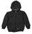 Berne Unisex Black 100% Cotton Youth Hooded Jacket