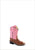 Old West Pink Toddler Girls Square Toe Cowboy Western Boots