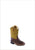 Old West Yellow Toddler Boys Broad Square Toe Cowboy Western Boots
