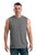 Berne Mens Grey Cotton Blend Performance Pocket Tee S/L