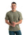 Berne Mens Lichen Cotton Blend Performance Pocket Tee S/S