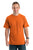 Berne Mens Orange Cotton Blend Performance Pocket Tee S/S