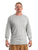 Berne Mens Grey Cotton Blend WorkVent Performance Pocket Tee L/S