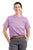 Berne Violet Cotton Blend Womens Performance Tee S/S