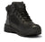 Belleville Mens Black Leather Spear Point 5in Side Zip Military Boots