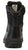 Belleville Mens Black Leather Spear Point 8in Side Zip Military Boots