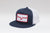 Kimes Ranch Unisex Banner Ventilated Baseball Cap Navy/White Cotton