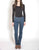 Kimes Ranch Womens Betty 17 Jeans Blue Cotton Blend Mid Rise Bootcut