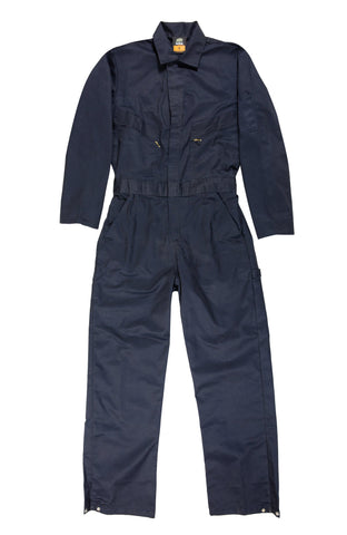 Berne Mens Navy Cotton Blend Deluxe Unlined Coverall