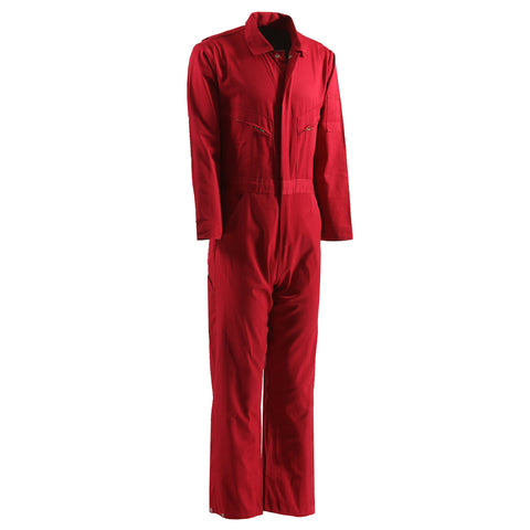 Berne Mens Red 100% Cotton Deluxe Unlined Coverall