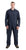 Berne Mens Navy Cotton Blend Highland Flex Unlined Coverall