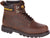 CAT Mens Second Shift Dark Brown Leather Work Boots