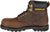 CAT Mens Second Shift St Dark Brown Leather Work Boots