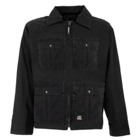 Berne Mens Black 100% Cotton Echo One One Jacket